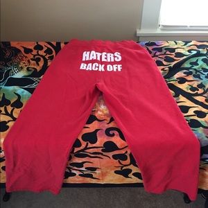 Miranda Sings Women’s red sweatpants